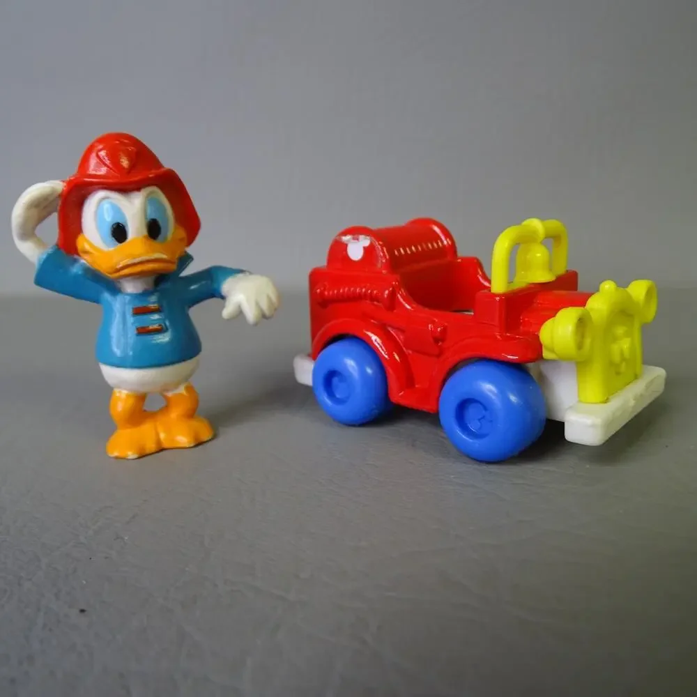 Walt Disney World Donald Duck Mickey Mouse Arco Die Cast Metal Toy